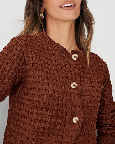 PRETTYGARDEN Women's Fall Lightweight Cardigan Sweaters