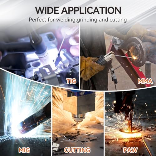 Welding Helmet Auto Darkening,Large Viewing 3.94 * 3.15" True Color Welding Hood With 4 Arc Sensors Solar Powered,Wide Shade 5-9/9-13 for TIG, MIG, MAG (L-001)