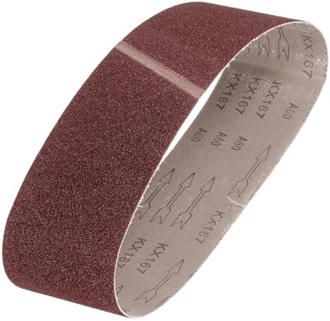 HARFINGTON 6 x 48 Inch Sanding Belts, 60 Grits Aluminum Oxide