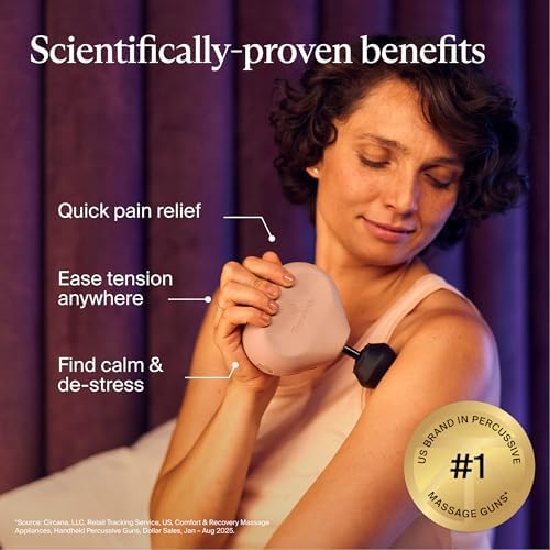 TheraGun Therabody Mini 3rd Gen Massage Gun | Travel Essential, Desert Rose