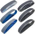 1x18 Silicon Carbide Sharpening Belts, 80 240 400 600 800 1000 Grit, 24 PCS