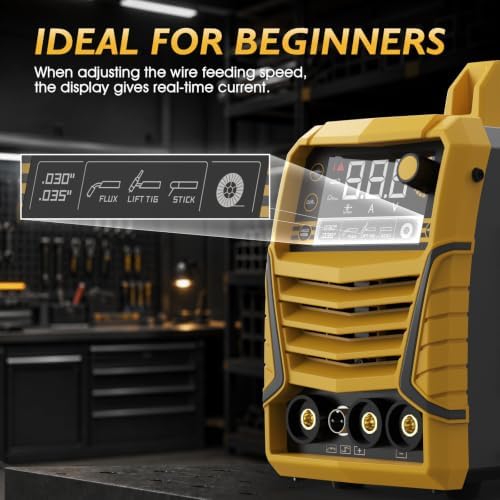 TOOLIOM 135A 110V Gasless Flux Core MIG Welder Kit with Wire and Gloves