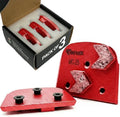 Diaflex Double Arrow Grinding Tool, 25 Grit Medium Bond, 3 Pack