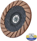 7" Ceramic Bond Diamond Cup Wheel for Concrete, 5/8-11, 400 Grit