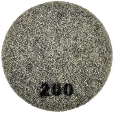 14" Hog Hair Grinding and Polishing Pads for Power Trowels, 200 Grit