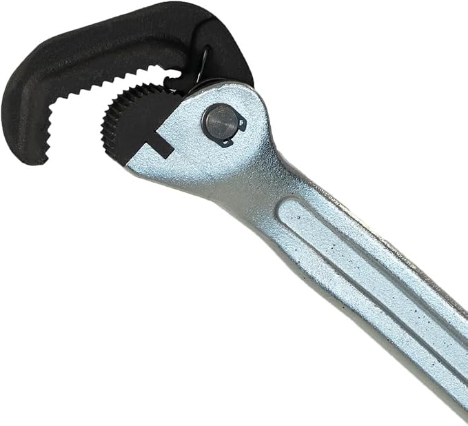 The Amigo XL (SW16-1) | 17.25" Heavy-Duty Pipe Wrench | 1/2"–1" Pipe Capacity | Forged Steel Jaws | Chrome Finish | Professional Plumbing & HVAC Tool (Standard Fixed)