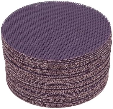 Spyder 50-Pack 150 Grit Sanding Discs, Ceramic Net, 5-Inch Hook and Loop, for Random Orbital Sander (500071)