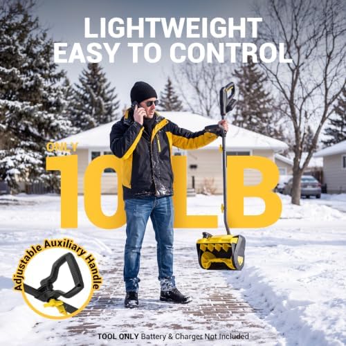 Electric Snow Shovel Compatible with DeWalt 20V Max Battery