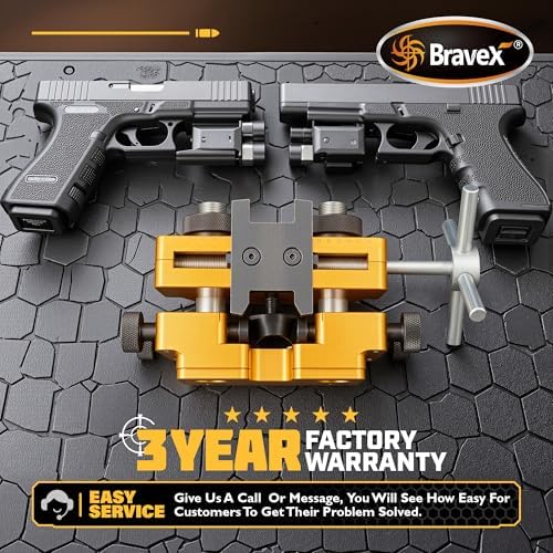 [Upgraded] Sight Pusher, Sight Pusher Tool with Rotatable Sight Prong for Front and Rear Sight, High Precision, Strong Aluminum Frame, Sight Adjustment Tool Sight Removal Tool
