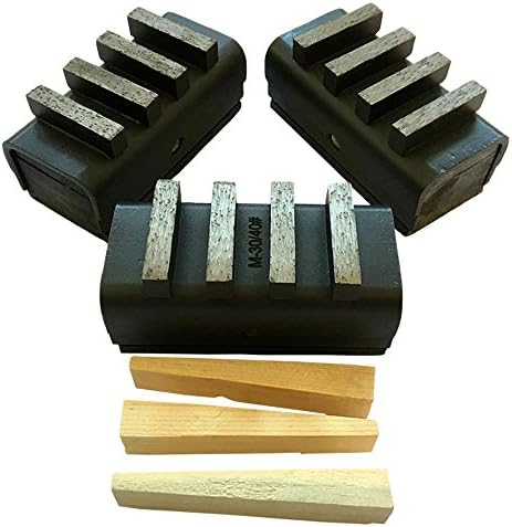 Diamond Grinding Blocks for Concrete Grinding, Set of 3, #30/40 Grit