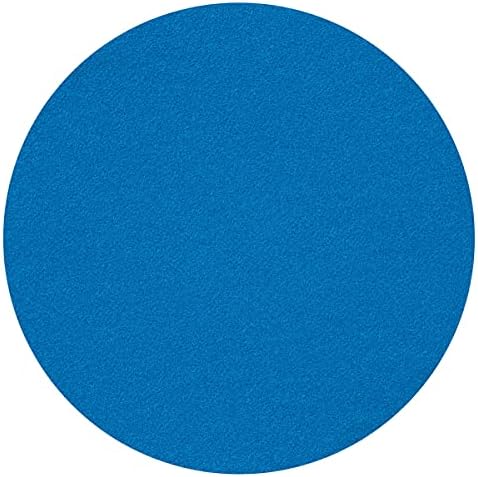 3M Blue Abrasive Disc, 36241, 6 in, 80 Grade, No Hole, 50 Discs per Carton