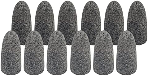 Weiler 68305 TIGER AO TYPE 16 Round Tip Portable Grinding Cone, A24-R, 1 1/2" X 3" X 3/8-24, (Pack of 12)