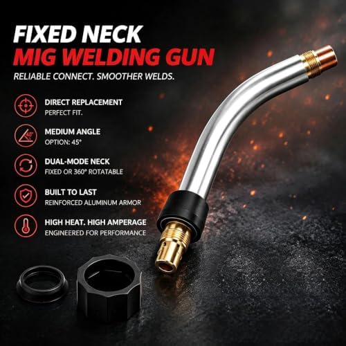 Mig Gun Replacement Compatible with Bernard BTB 300A Q30 10ft Euro Connector (QT3-45 1PK)