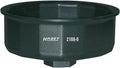 Hazet Oil filter wrench 2169-6 I tool suitable for various oil filters with a diameter of 97 mm, drive: square 12.5 mm, outlet: outer 16 sides, made in Germany.