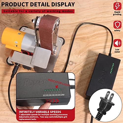 SI FANG Electric Belt-Sander Knife Sharpener Model Crafts Making Grinder