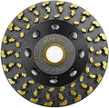 Megatron 4" Diamond Cup Grinding Removing Disc Wheel for Concrete, Paint, Epoxy, Glue and Mastic with CDB New Technology (Megatron 4")