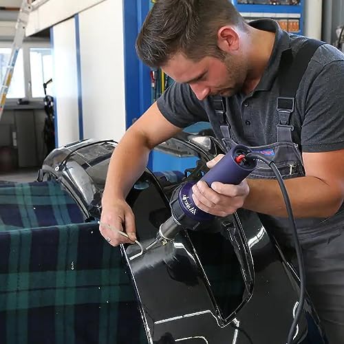 Hot Blast Torch Overlap Air Welding Gun Welder Pistol Tool Hot Air Gun 1600W (120 Voltage and speed nozzle)