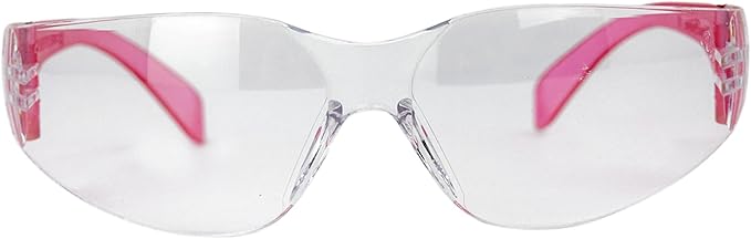 BISON LIFE Clear Safety Glasses – ANSI Z87.1 Scratch & Impact Resistant Wrap Around Eye Protection Goggles for Men & Women