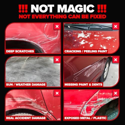 Carfidant Red Scratch & Swirl Remover Polish for Red Cars & Restorer