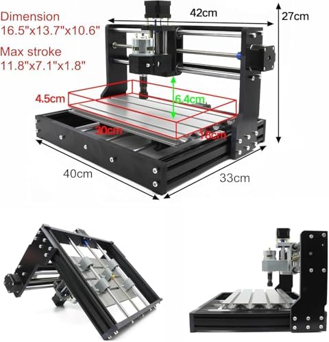 CNCTOPBAOS 3018-PRO CNC Router Engraving Machine w/GRBL Offline Controller
