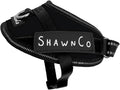 ShawnCo Essential Pro Dog Harness, No-Pull Pet Vest with Removable, Reflective Side Patches, Adjustable and Padded Harness for Small, Medium and Large Dogs (Midnight, XS)