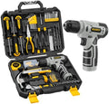157-Piece Tool Set, 8V Cordless Drill Set, Hand Tool Kit for Men and Women
