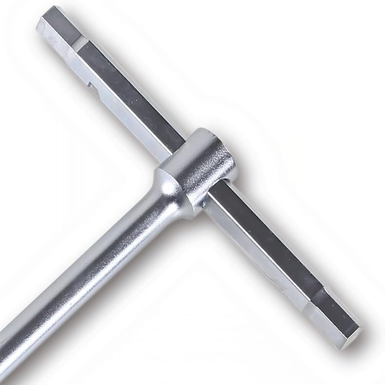 Beta 951 10mm Metric Sliding T-Handle Hex Key Allen Wrench, Made in Italy | High Torque & Fast Spinning T-Handle | Calibrated Hex Ends|Fastening, Mechanical Assembly, and Professional Maintenance