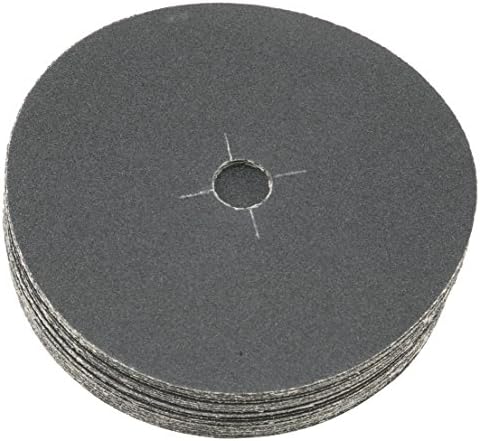 Sungold Abrasives 87502 Plain Backed Edger Sanding Discs for Floor Sanders 36 Grit Heavyweight Silicon Carbide Paper with 7" x 7/8" Center Hole (50 Pack)