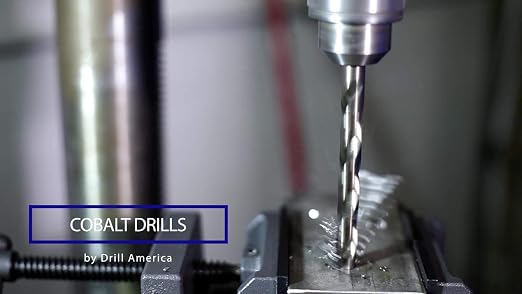 Drill America - D/A29J-CO-PC 29 Piece M42 Cobalt Drill Bit Set in Round Case (1/16" - 1/2" X 64ths), D/ACO Series