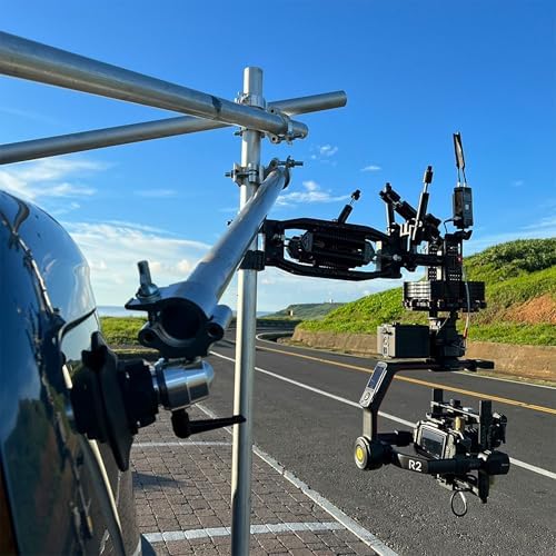 Kupo 6" Metal Pump Suction Cup, Heavy Duty Mount with Swivel Coupler for 2" Pipe, Vehicle Rigging, Cameras, and Lighting Applications (KG120311)