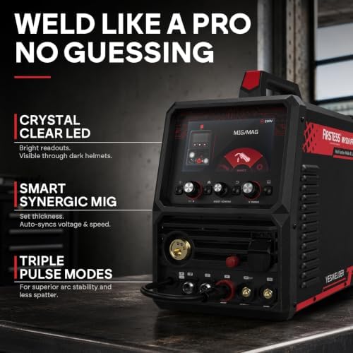 YESWELDER 12-in-1 Welder & Plasma Cutter Combo, 120V/240V MP200-PRO