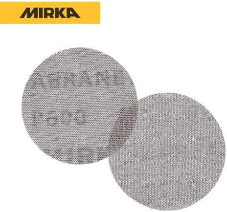Mirka Abranet Net Grip Disc 3 Inch Grit 600 Sanding Discs 50 Pack