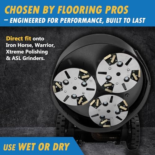 Diamond Grinding Discs for ASL XPS Ironhorse, #18/20 Grit, Hard Bond