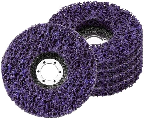5Pcs 5" x7/8"(Arbor) Paint Stripper Discs for Angle Grinder Purple