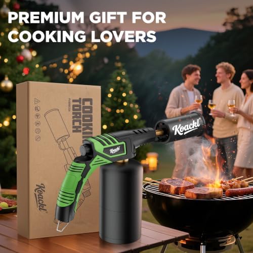 KOACKL 15" CSA Propane Torch 3272°F Adjustable Flame BBQ Searing Steak
