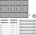 Grill Replacement Parts Kit for Charbroil Performance 5 Burners Gas Grills