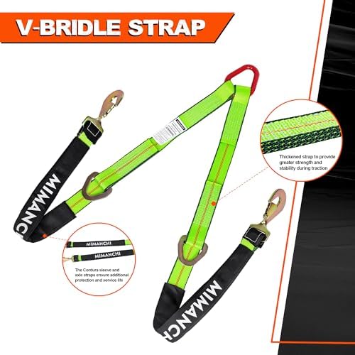 Axle V-Bridle Strap 2" x 4',1 Pack