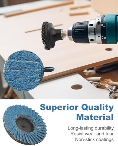 48 Pcs 3 Inch Flap Disc, Sanding Disc 40 60 80 120Grit