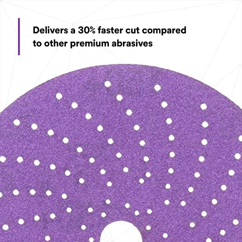 3M Cubitron II Hookit Clean Sanding Abrasive Disc, 737U, 31373, 6 in, 150+