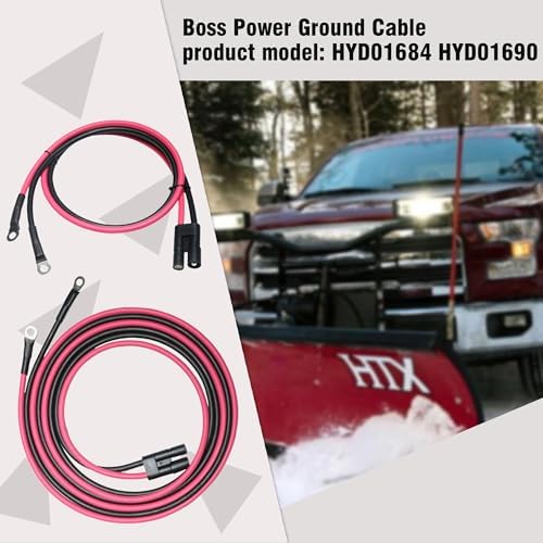 HYD01684 HYD01690 Power Ground Cable Kit for BOSS Snow Plows