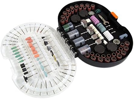 WEN 23190 1.3-Amp Variable Speed Steady-Grip Rotary Tool Bundle with 190-Piece Accessory Kit, Flex Shaft and 327-Piece Accessory Kit