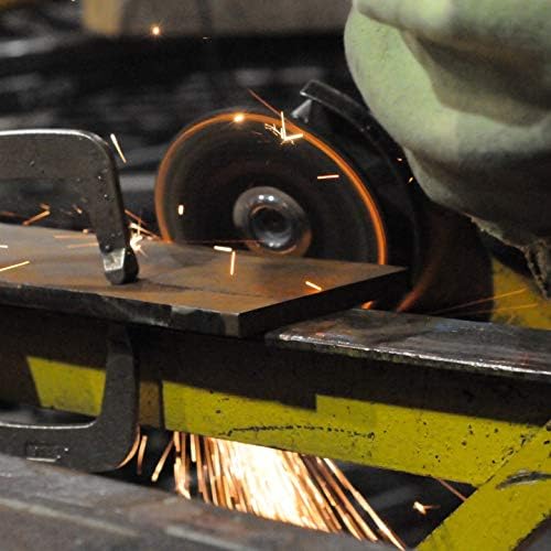 Weiler 56464 4-1/2" X 1/4" Wolverine Type 27 Grinding Wheel, A24R, 7/8" A.H. (Pack of 10)