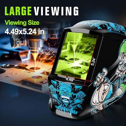 Laser Welding Helmet 900-1100nm OD8+ Professional Laser Face Shield