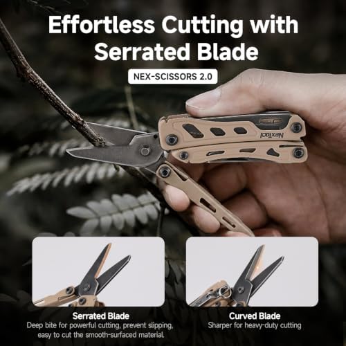 NexTool Mini Flagship F12 Keychain Multitool, Fifth Pocket Tools (Khika)