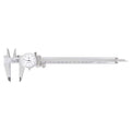 PEC Dial Caliper 0-200mm, Stainless Steel Precision Measuring Tool with Shock-Proof Dial, High Accuracy ±0.04mm