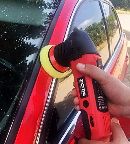 ZOTA Orbital Polisher - 3" Dual Action Mini Polisher Kit with 13.1 ft Cord for Car Detailing