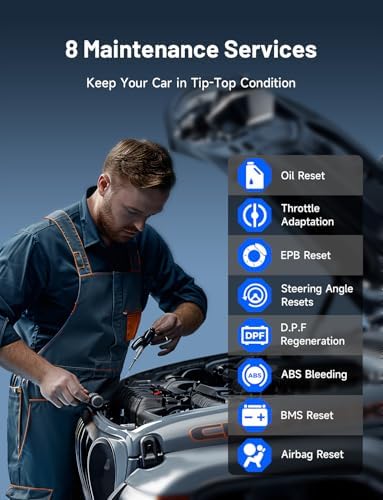 TOPDON TopScan Lite OBD2 Scanner, Bidirectional Scan Tool, 8 Resets & AI