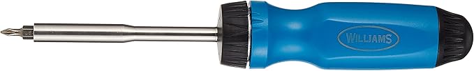 Williams JHWWRS-1 Magnetic Multi-bit Ratcheting Screwdriver, 9-Inch