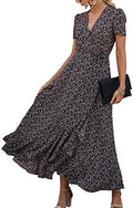 PRETTYGARDEN Women's Boho Floral Summer Maxi Dresses