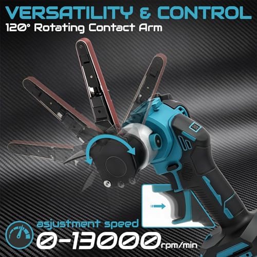 Cordless Mini Belt Sander for Ma-kita 18V Battery(Tool Only)